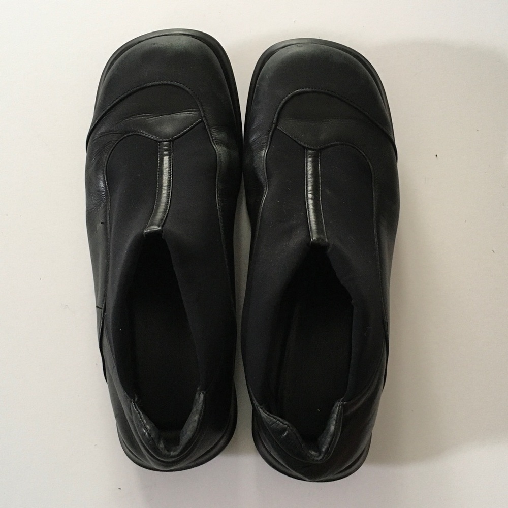 Josef Seibel Slip-On Black Leather Comfort Shoes size 41